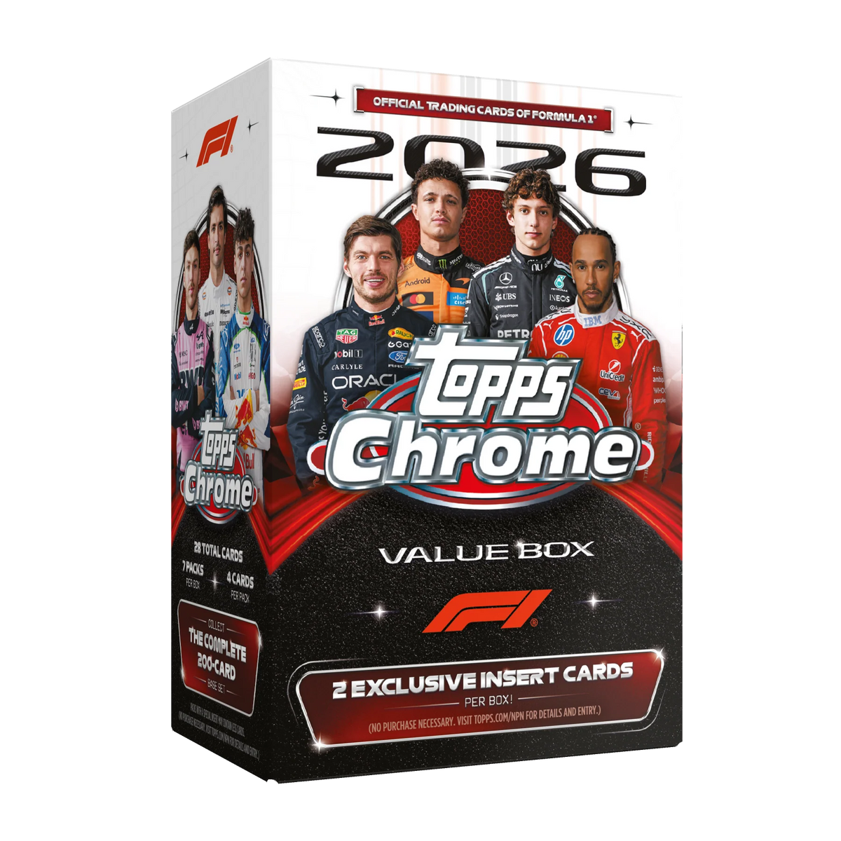2026 Topps Chrome Formula 1 Value Box – geschlossene Verpackung