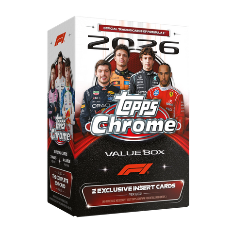 2026 Topps Chrome Formula 1 Value Box – geschlossene Verpackung