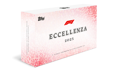 Topps F1 Eccellenza 2025 Hobby Box – Vorderansicht der Verpackung