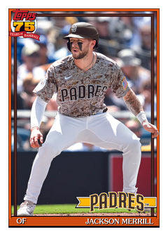 2026 Topps Baseball Series 1 - Jackson Merrill San Diego Padres Rookie Karte