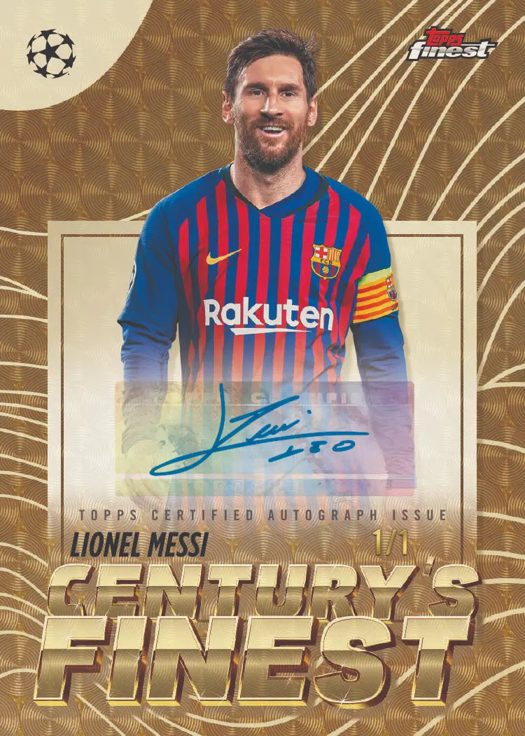 Topps Finest UEFA Club Competitions 2025/26 - Hobby Box