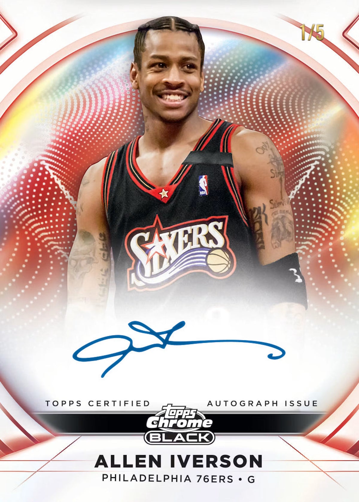 2025-26 NBA Topps Chrome Black Basketball - Hobby Box-5