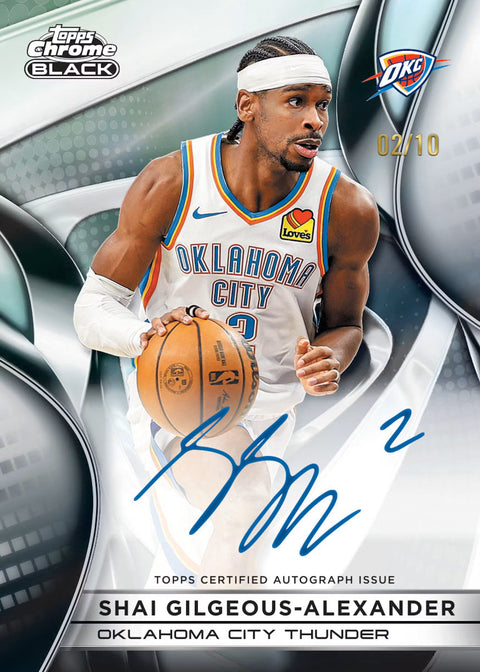 2025-26 NBA Topps Chrome Black Basketball - Hobby Box-3