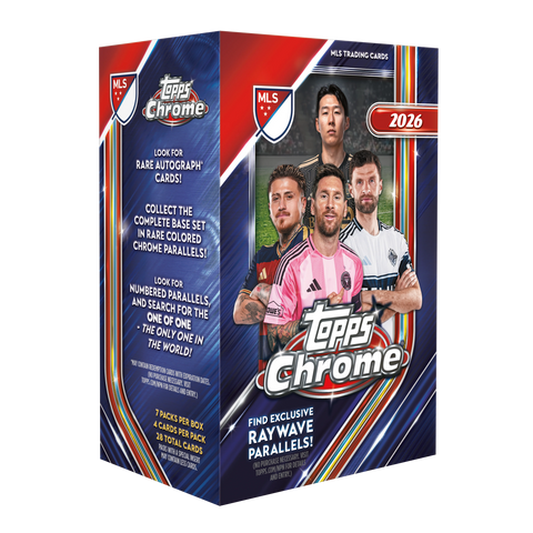 2026 Topps Chrome MLS Value Box – geschlossene Verpackung