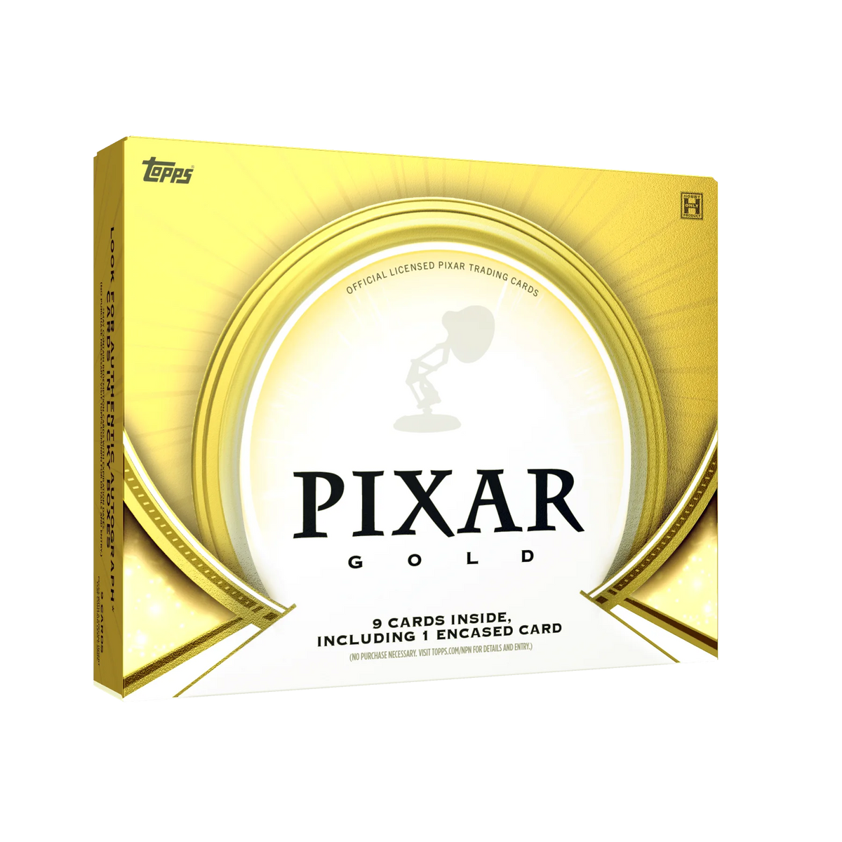 Topps Pixar Gold Trading Cards Premium Box - Offizielle Pixar Sammelkarten Box in Gold Edition