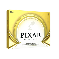 Topps Pixar Gold Trading Cards Premium Box - Offizielle Pixar Sammelkarten Box in Gold Edition